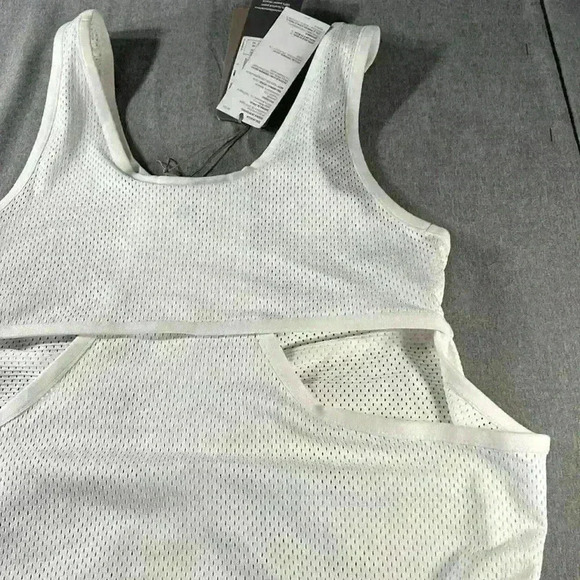 Stella McCartney Mesh tank top white size XSmall new Stu singlet - Picture 8 of 10